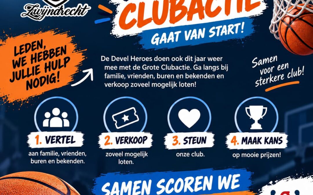 DE GROTE CLUBACTIE GAAT VAN START!